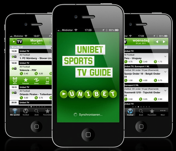 unibet mobiele app