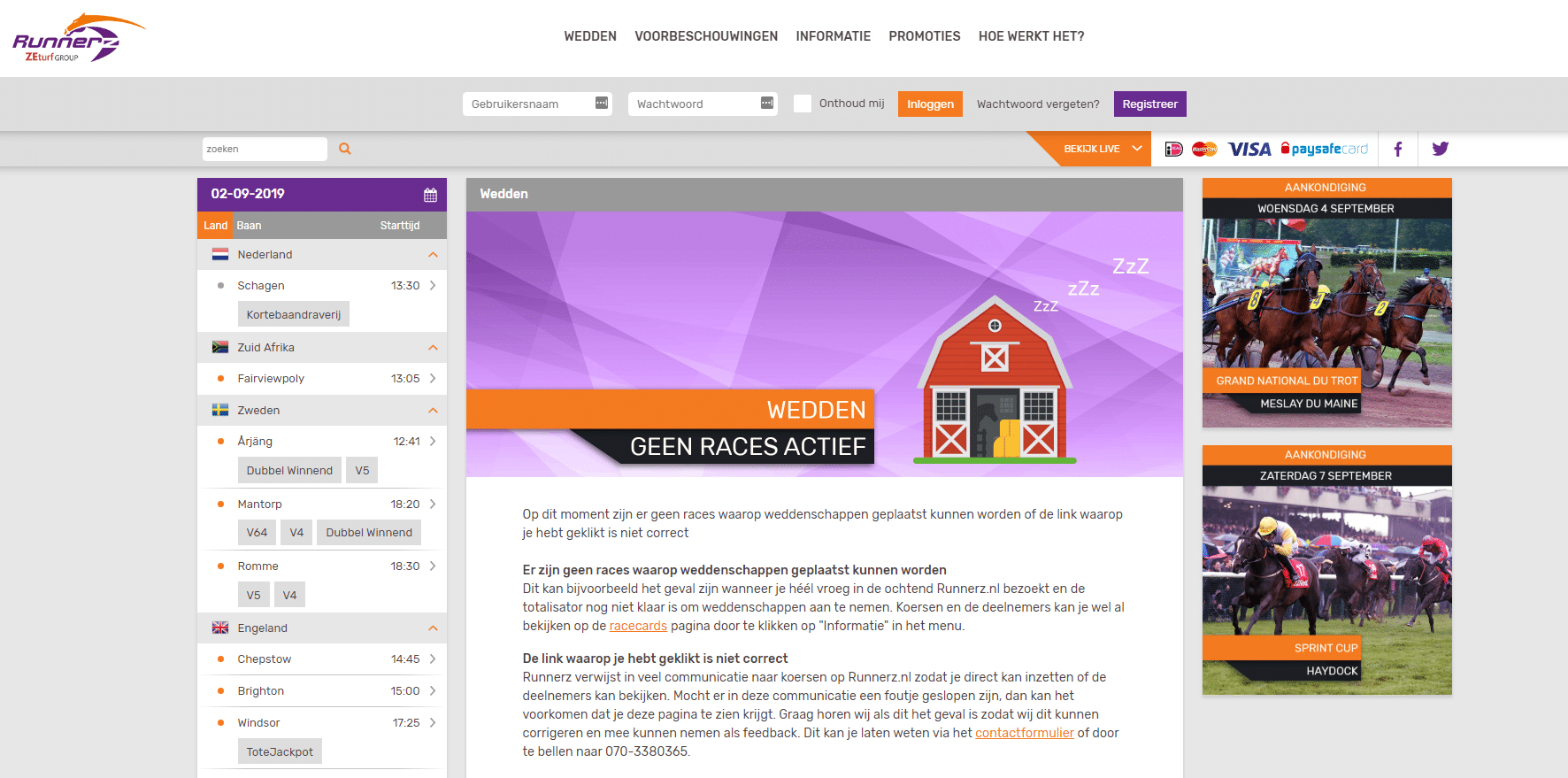 runner nl landingpage