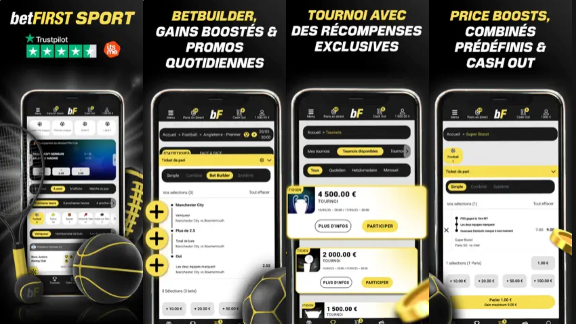 betFIRST mobile est très appréciées des joueurs