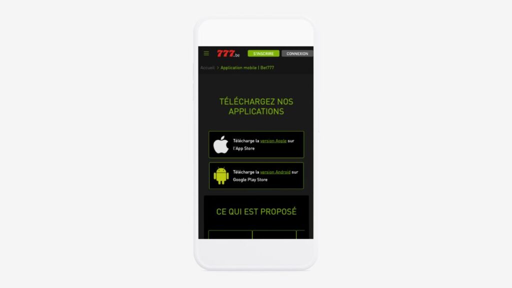 Comment télécharger l'app Casino777