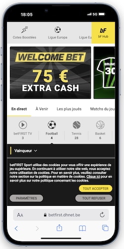 Placez vos pronos sportifs avec betFIRST