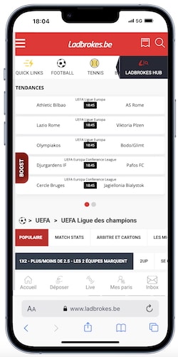 Engagez vos pronos sur Ladbrokes