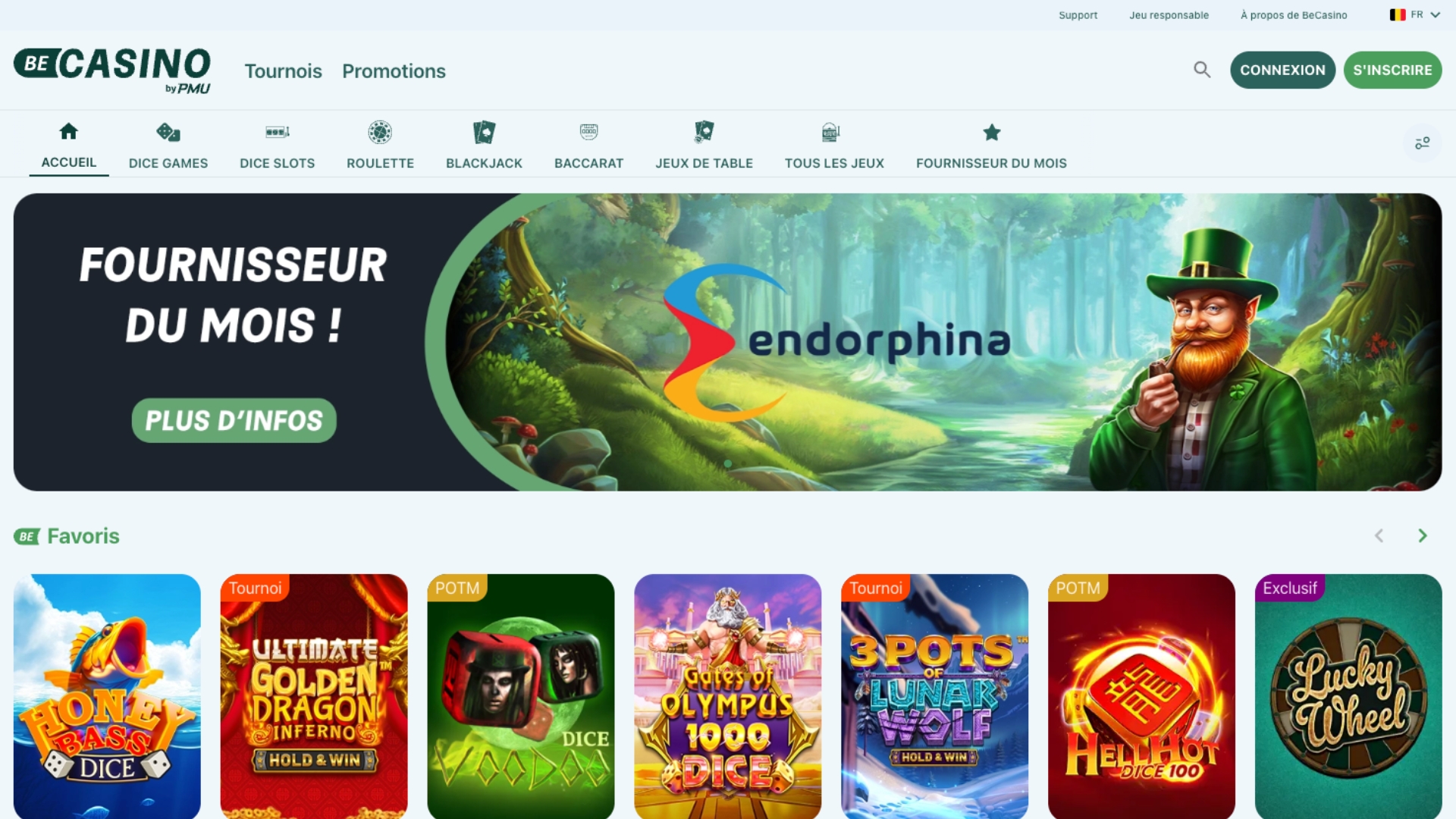 BeCasino est un site en ligne belge géré par la société Eurotiercé. 