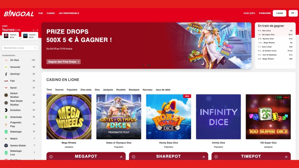 Découvrez la sélection de titres de Bingoal.