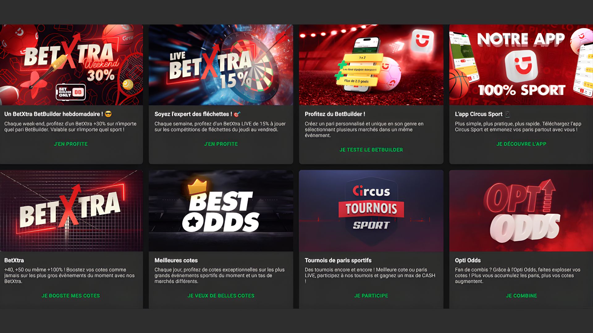 Promotions Circus sport