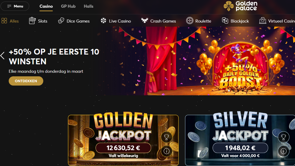 Golden palace online casino